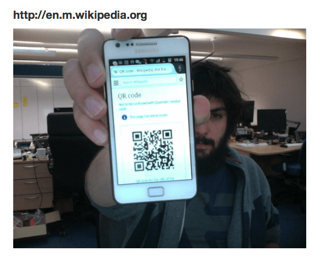 Scanning QR code with getUserMedia